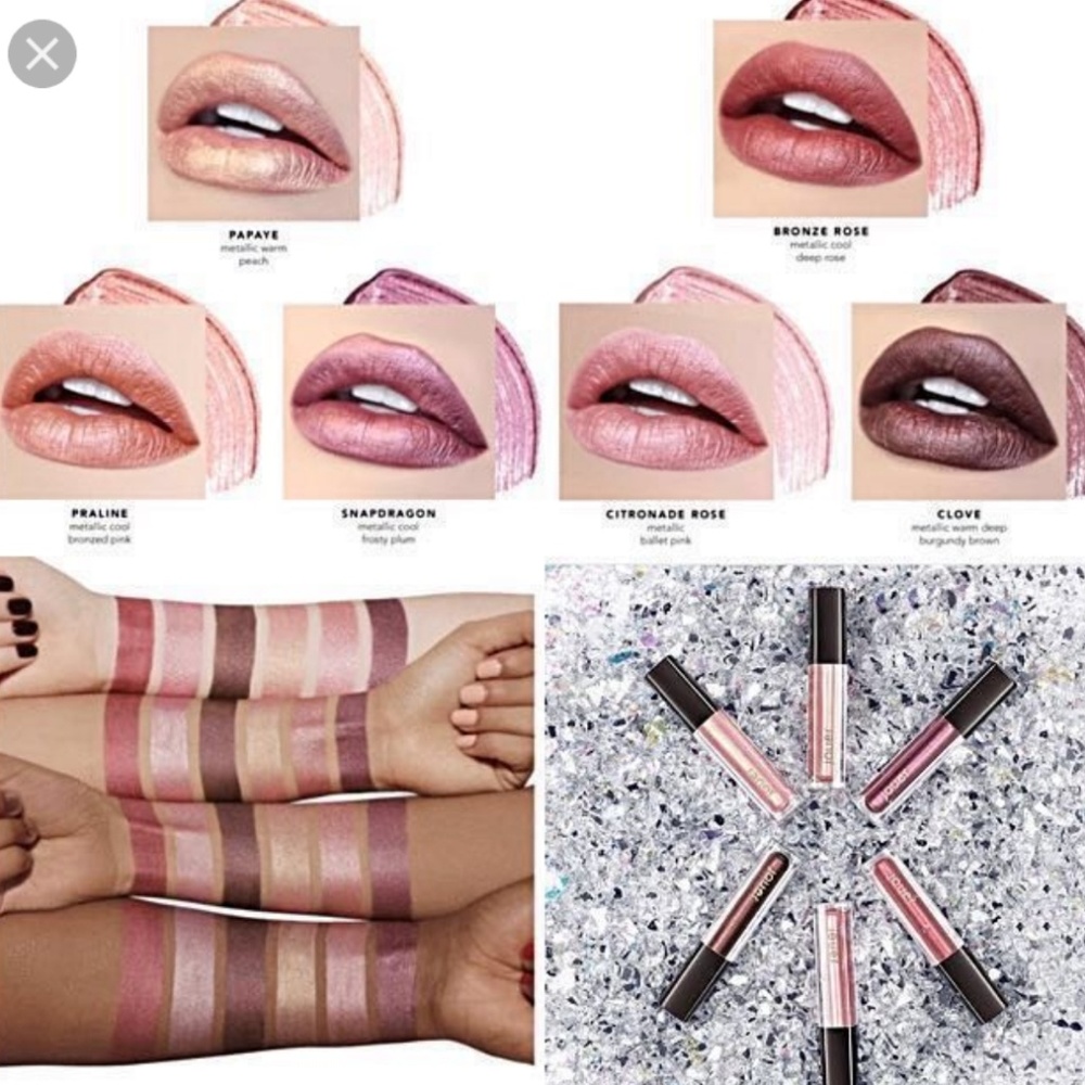Jouer best of metallics lip creme collection